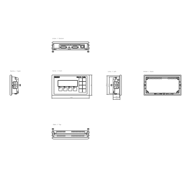 6AV6641-0AA11-0AX0 New Siemens SIMATIC Operator Panel